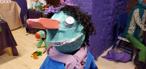 ©Modelaine Amblard vu scénographie : Gros plan visage