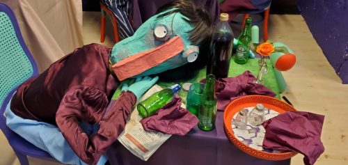 ©Modelaine Amblard vu scénographie : Figure affalée