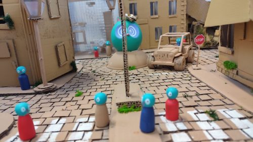 ©Modelaine Amblard vu scénographie : immersion passage piéton