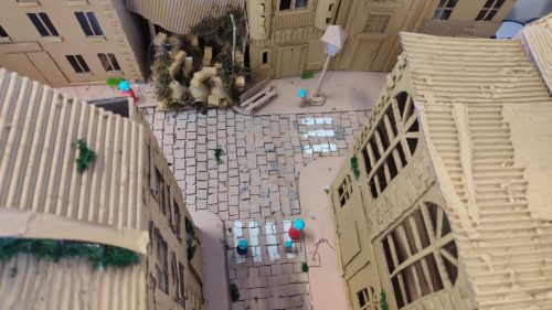 ©Modelaine Amblard vu scénographie : vu d'au-dessus