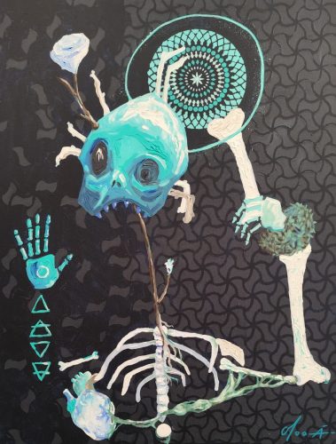 Le saint Esprit, 65X50 cm, Acrylique, 2025