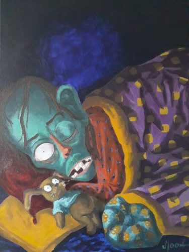 L'enfant Do, 40 x 30 cm, Acrylique, 2022